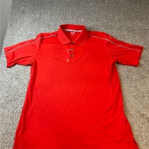 adidas Vibrant Red Men's Polo Shirt